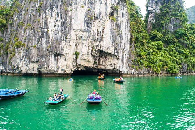 Excellent Halong Bay Day Cruise All Inclusive From Hanoi - Kayaking or bamboo boating at Hang Luon