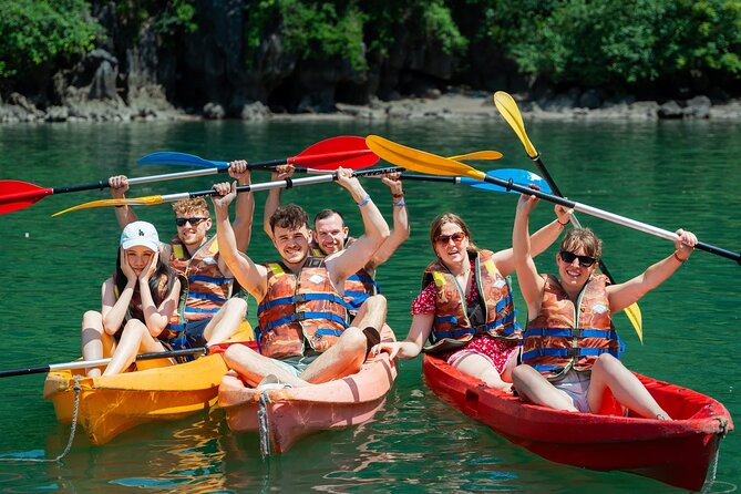 Excellent Halong Bay Day Cruise All Inclusive From Hanoi - Lunch on board as the limestone islands appear