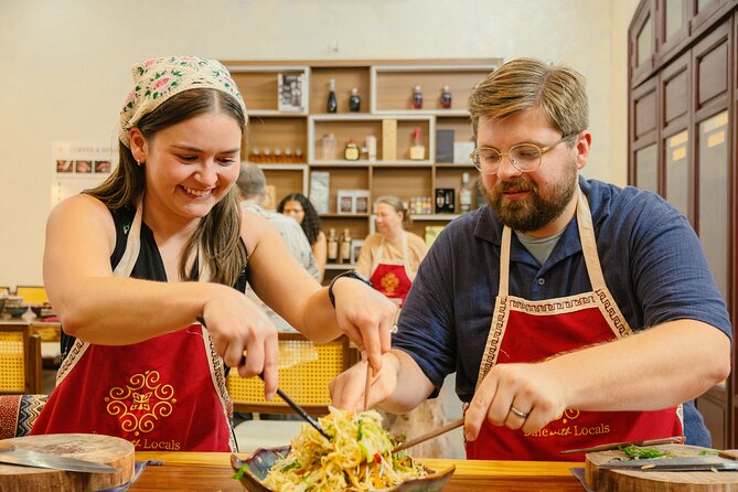 Experience Hanoi Cooking Class with Free Wine Tasting - Starting with Hanoi’s food market