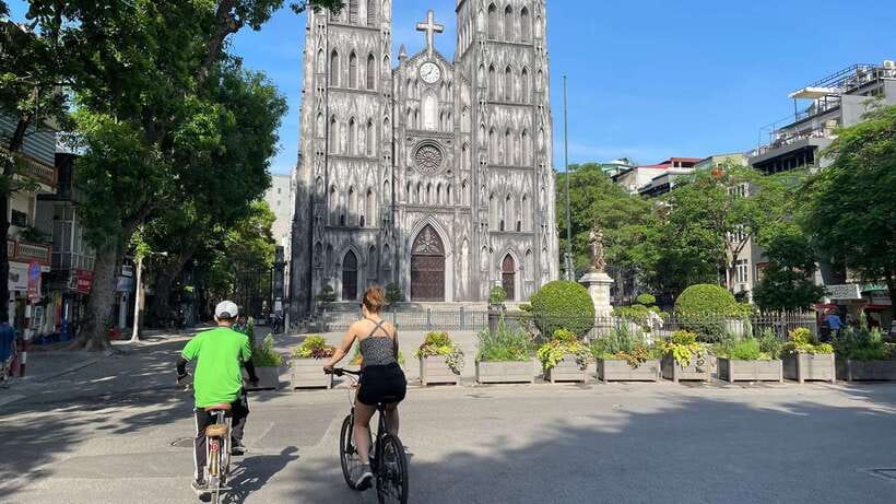 Explore Hanoi Old City By Cycling Tour With Small Groups - The Old Quarter, Hanoi Church and Train Street