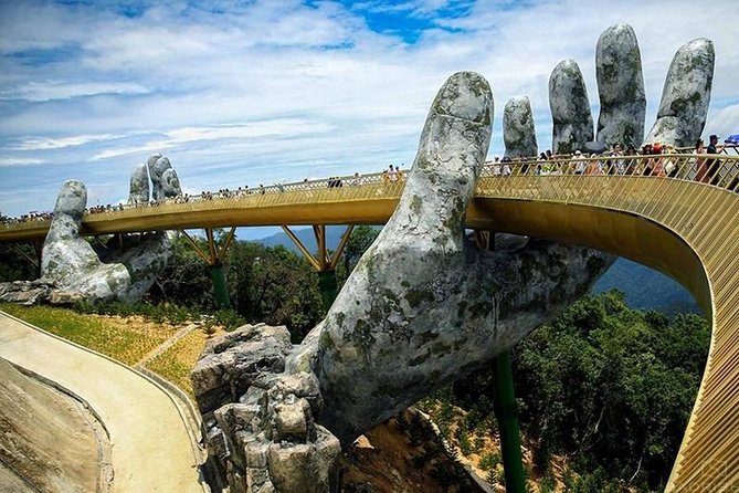 Explore Vietnam's Paradise - Ba Na Hills Private Tour - The Golden Bridge is the photo stop everyone expects