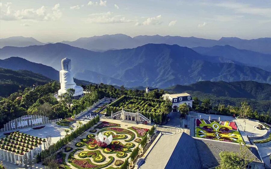 From Da Nang or Hoi An: Ba Na Hills Golden Bridge Tour - The second cable car and the French Village