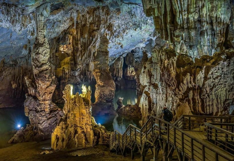 From Dong Hoi: Paradise Cave, Phong Nha Cave Tour, and Lunch - Paradise Cave begins with a buggy and a climb