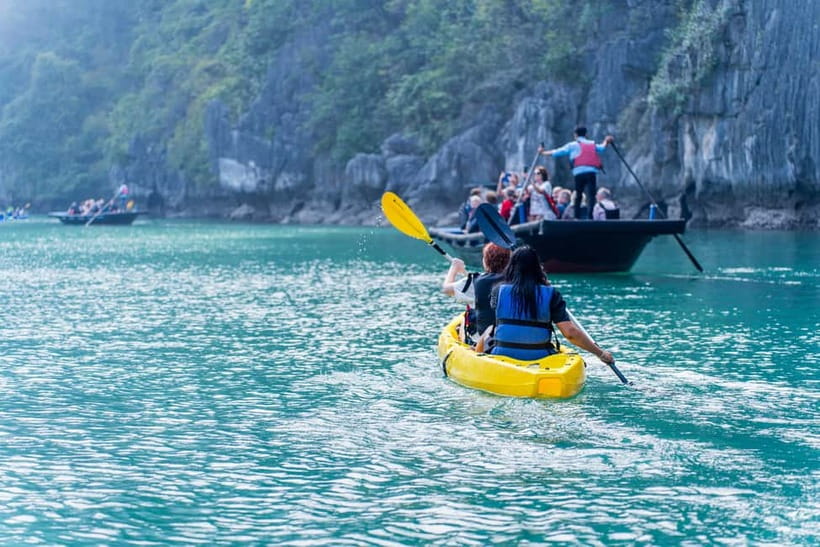From Ha Long: Luxury Symphony Day Cruise with 2 Jacuzzi Pool - 17:30, return to port