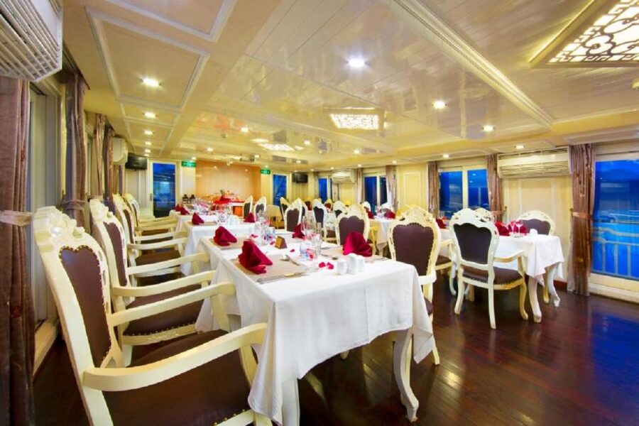 From Hanoi: 2-Day Bai Tu Long Bay Luxury Cruise with Jacuzzi - Vietnamese cooking, dinner, and the night on board