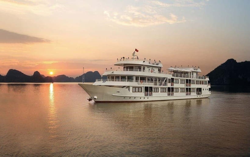 From Hanoi: 3 Day Halong Bay 5 Star Cruise - Ninh Binh Tour - Boarding the Halong Bay cruise at noon