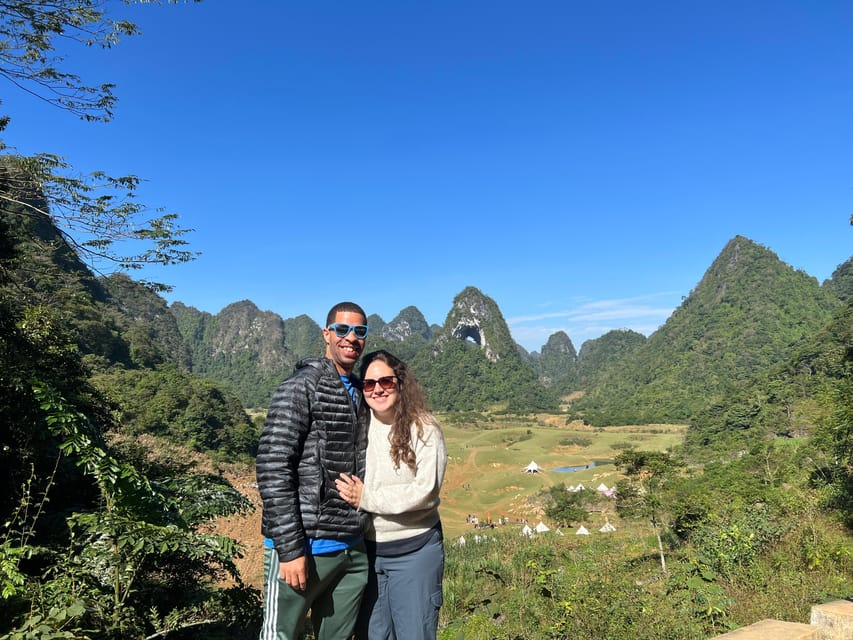 From Hanoi: Ban Gioc Waterfall & Angel Mountain 2-Day Tour - Truc Lam Pagoda and the first view of the falls