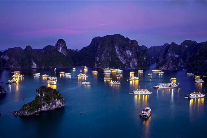 From Hanoi: Ha Long Bay Day tour 4-Star with Kayaking - Sunset from the sundeck