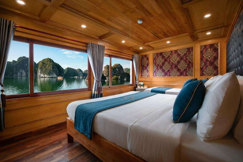 From Hanoi: Ha Long & Lan Ha Bay 2-Day Cruise with Meals - Boarding the Venezia boat and settling into your cabin