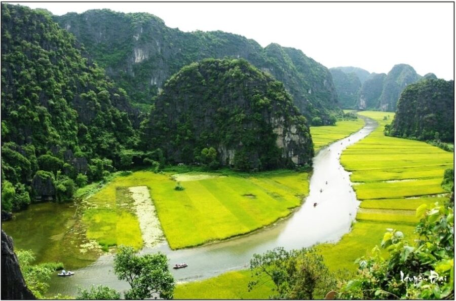 From Hanoi: Hoa Lu & Tam Coc with Buffet lunch & Cycling - Tam Coc by sampan through caves