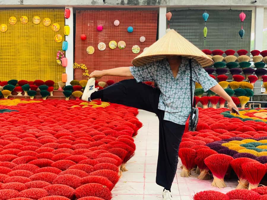From Hanoi: Incense Village, Conical Hat and HaThai Art Tour - What the $12 price really means
