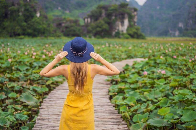 From Hanoi: Ninh Binh- Hoa Lu-Tam Coc- Mua Cave- Highlight - A short bike ride through the countryside
