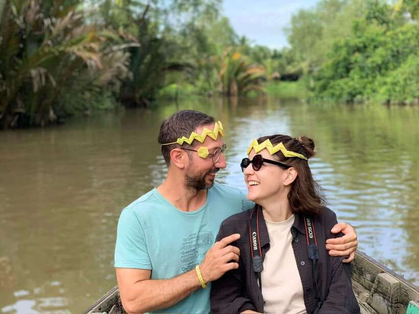 From HCM City: Visit Mekong Delta With Maximum 12 People - Walking through village gardens