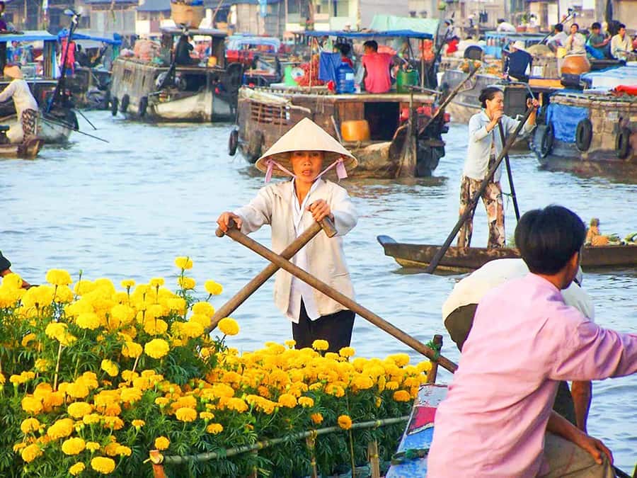 From HCM: Mekong Delta & Cai Rang Floating Market 2-Day Tour - Sampans, coconut canals, and village visits
