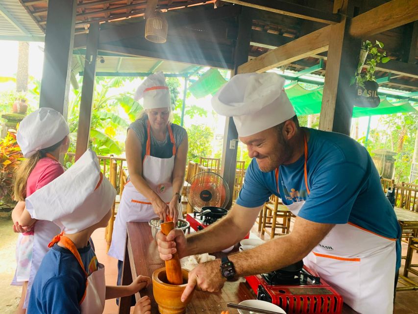 From Hoi An: Cooking Class at Organic Farm - Preparing four Vietnamese dishes