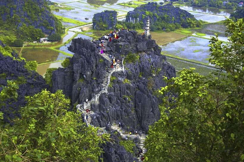 From Ninh Binh: Hoa Lu, Bai Dinh, Trang An, & Mua Cave Tour - Lunch with local and vegetarian choices