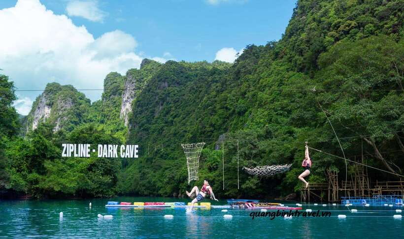 From Phong Nha/DongHoi: Paradise Cave and Zipline Dark Cave - What to pack for a wet cave day