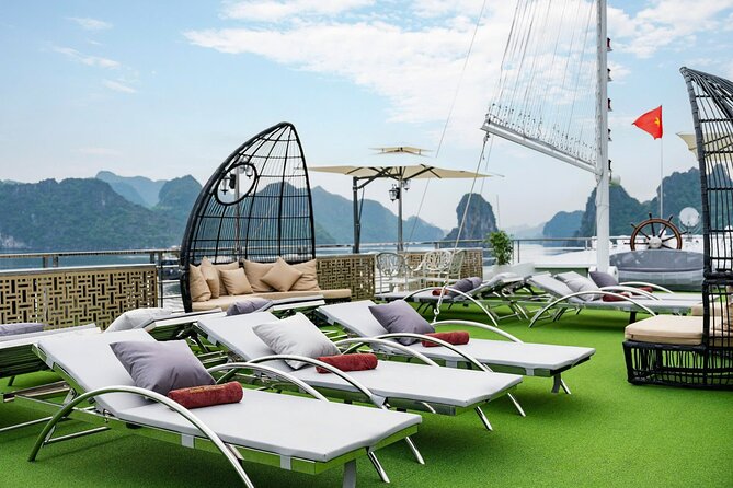 Full day Halong Bay Luxury Cruise - buffet lunch, kayak, swim. - Inside Sung Sot Cave