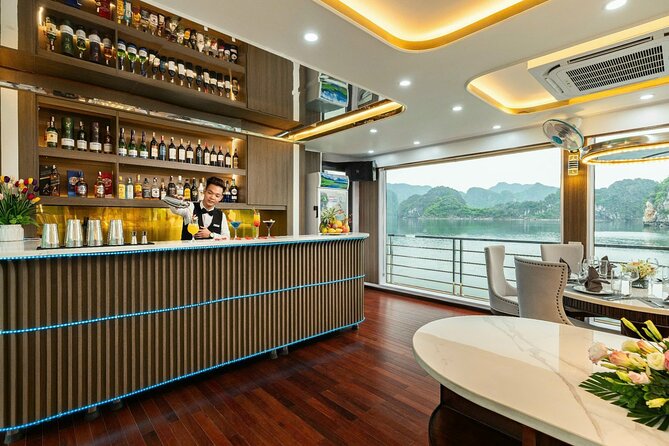 Full day Halong Bay Luxury Cruise - buffet lunch, kayak, swim. - Returning to Hanoi after a long day