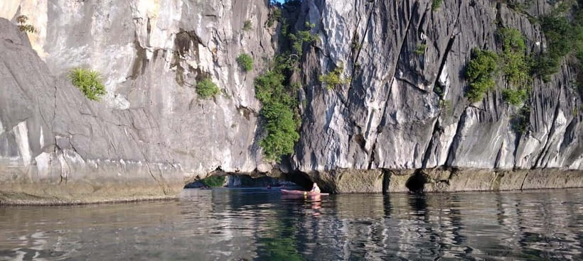Full day hike - climbing in Jungle of Cat Ba National park - The final climb to Viet Hai village
