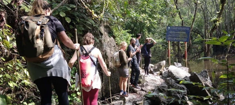 Full day hike - climbing in Jungle of Cat Ba National park - Lunch, fish massage, and time in Viet Hai
