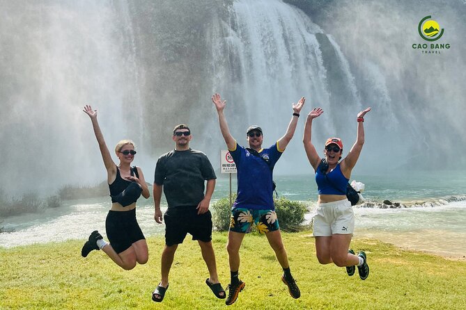 Full Day Motorbike Cao Bang Loop Tour to Ban Gioc Waterfalls - Ban Gioc Waterfall and the sampan view
