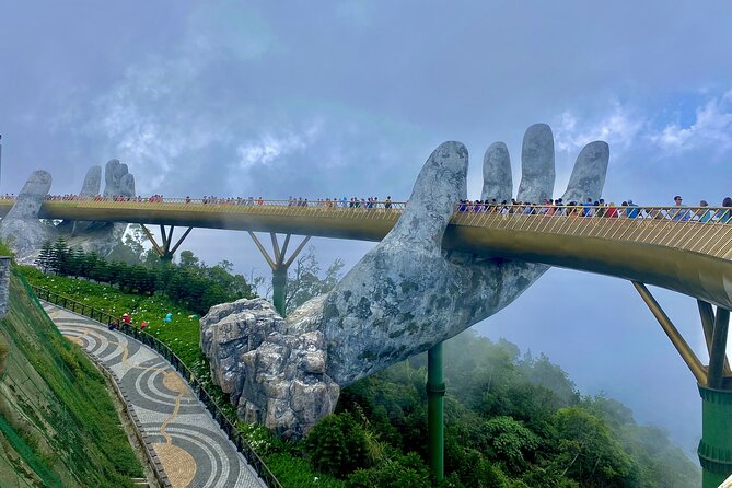 Full-Day Private Tour in Golden Bridge and Ba Na Hills - Walking onto the Golden Bridge