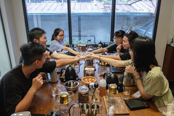 Fun & Easy Vietnamese Coffee Workshop in Hồ Chí Minh City - The phin filter makes the lesson practical