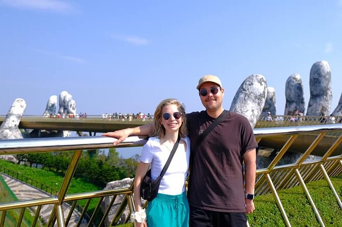 Golden Bridge & Ba Na Hills & Marble Mountain Private Tour - Marble Mountains: Caves, Temples, and Stonework