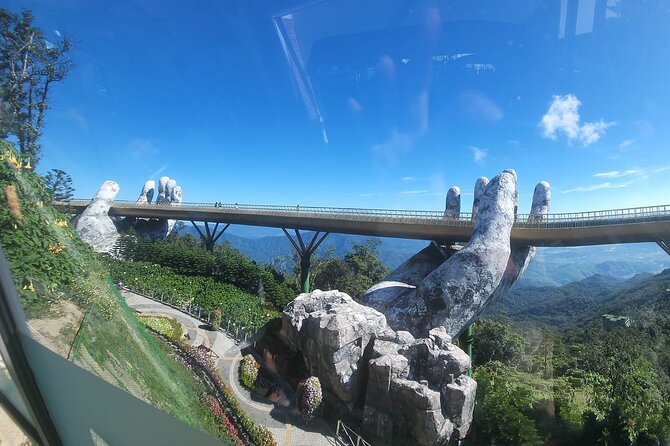 Golden Bridge & Ba Na Hills & Marble Mountain Private Tour - The Golden Bridge and Its Giant Hands