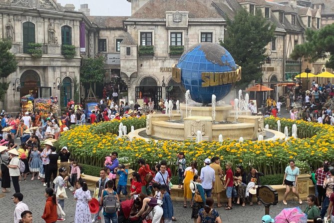 Golden Bridge trip and buffet lunch in the Bana Hills in Da Nang city - Fantasy Park and the included park time