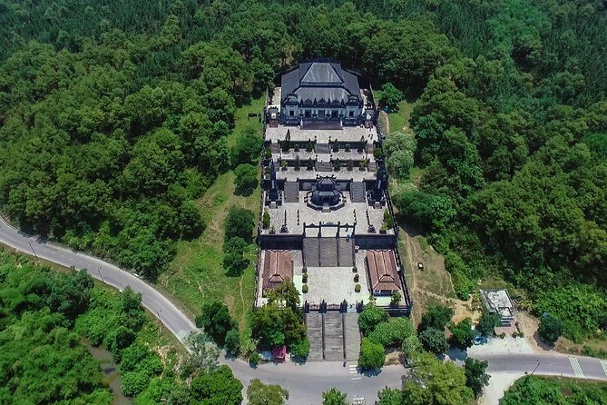 Group Tour: Visit Hue Imperial From Da Nang - Full Day Trip - Khai Dinh Tomb: ornate royal design outside Hue