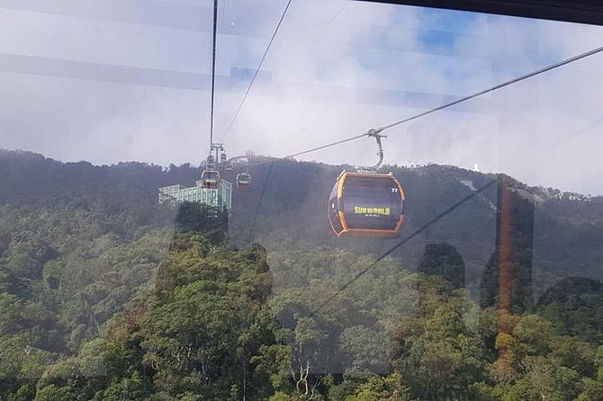 Guided Fullday Tour :Golden Bridge,Dragon Bridge,Marble Mountain,Monkey Mountain - Walking across the 148.6-meter Golden Bridge