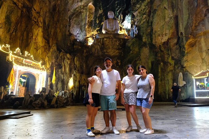 Guided Tour to Marble Mountain &HoiAn City-BoatRide-Night Market - Marble Mountain: caves, shrines, and a high view