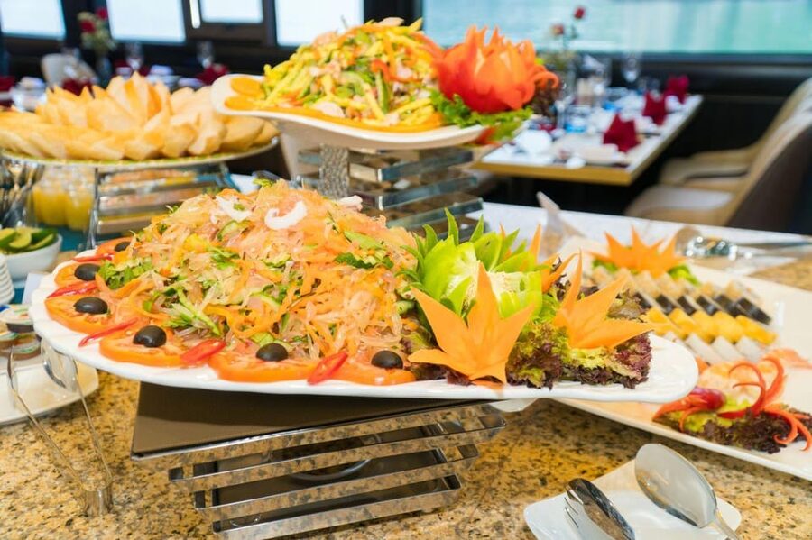 Ha Long Bay 8 hours daily tour on LA CASTA DAILY CRUISE - Vietnamese buffet lunch with a wide choice