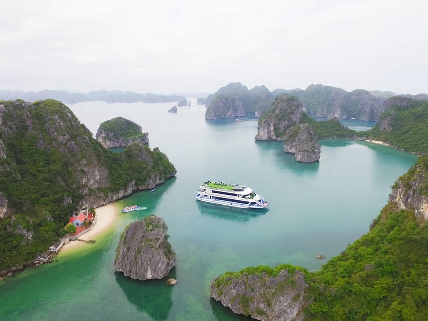 Ha Long Bay 8 hours daily tour on LA CASTA DAILY CRUISE - Sung Sot Cave, Halong Bay’s major cave visit