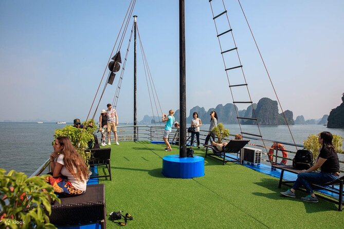 Ha Long Bay Cruise Day Tour-Cave, Kayaking,Ti top island & Lunch - Ti Top Island: a short climb for the best view