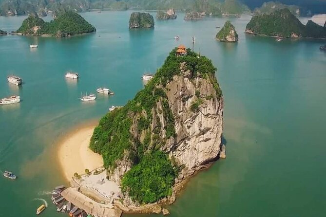 Ha Long Bay Cruise Day Tour with lunch, kayaking, surprise cave & titop island - Boarding the boat at Tuan Chau Marina