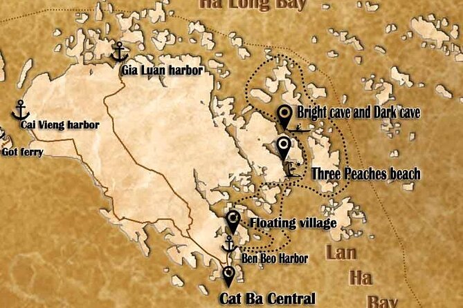 Ha Noi - Cat ba island - Lan Ha Bay - Kayaking 1 Day - The southern Ha Long Bay cruise