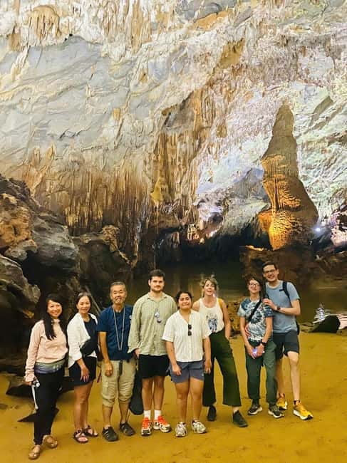 Half-Day Phong Nha Cave Adventure by Dragon Boat - Inside Phong Nha Cave, water and stone share the scene