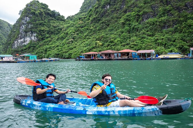 Halong Amazing Sail Luxury 1 Day Small Group Tour 7-Hour Cruising - Paddling or rowing through Luon Cave