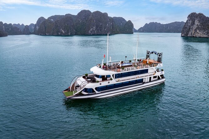 Halong and Bai Tu Long Luxury Day Escape - Lunch, sunset, and the return cruise