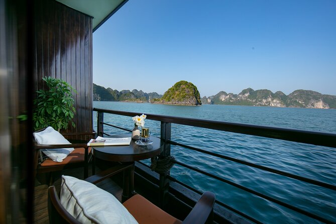Halong Bay 3 days 2 nights on PEONY CRUISES 5 Stars LUXURY - Tra Bau: kayaking, swimming, and sunset