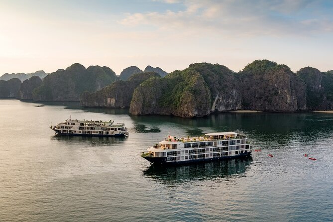 Halong Bay Cruise 2 days 1 night from Hanoi included transfer - Cruising among Halong Bay’s limestone islands