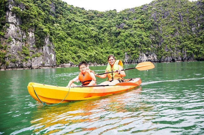 Halong Bay Cruise Tour from Hanoi with Kayak Adventure - Cruising among Halong Bay’s limestone islands
