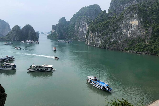 Halong Bay Cruise With Cave, Kayaking, Swimming - Buffet Lunch - Morning pickup from Hanoi’s Old Quarter
