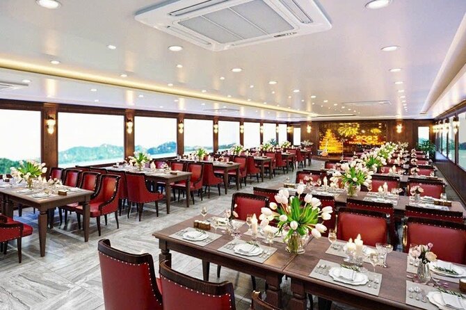 Halong Bay Day Tour By Diamond Era Cruise,Titop,Sung Sot & kayak - Lunch with more than 35 dishes