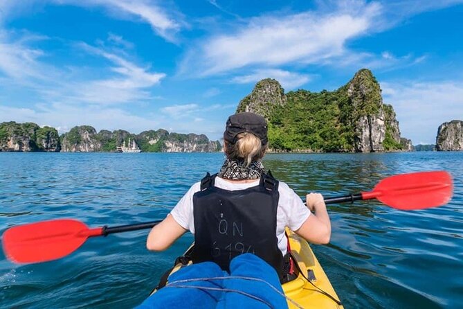 Halong Bay Day Tour: Visit Cave Island Kayaking Swimming Lunch - What the $51.50 price really covers