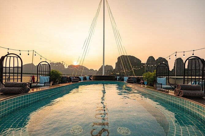 Halong Bay Day Tour With Sunlight Luxury Cruise With Transfer - The sunset party and ride back