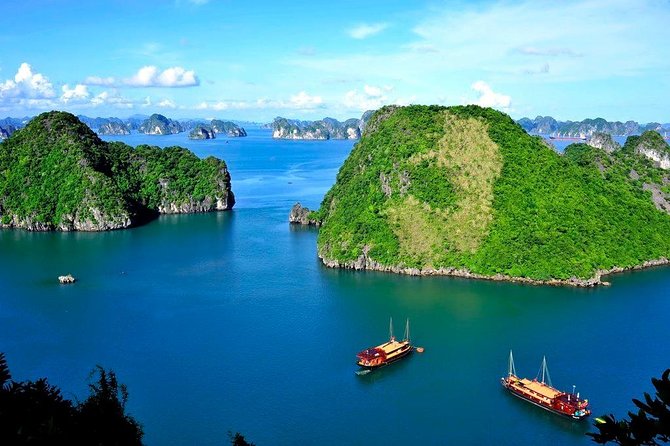 Halong Bay Day Tour With Titop Island, Cave, Kayak & Lunch - The sunset party and return to Hanoi